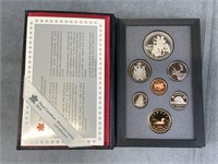 1990 Royal Canadian Mint Cased Proof Set