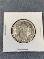 1937 Canadian Silver 50 Cent Piece