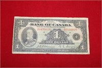 1935 King George 1 Dollar Bill