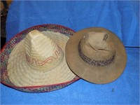 Vintage straw hats