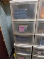 storage cabinet and contents Towels