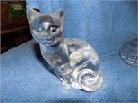 Lenox crystal cat