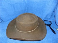 brown western hat