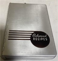 Vintage Balanced Recipes 1933 Cook Book mint