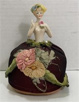 Vintage German Half Doll Pin Cushion