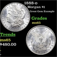 1888-o Morgan $1 Grades GEM Unc