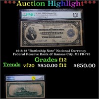 *Highlight* 1918 $2 "Battleship Note" National Cur