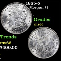 1885-o Morgan $1 Grades GEM+ Unc