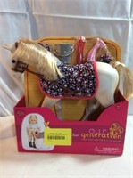 Our generation fits most 18 inch dolls horse