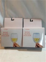 Wine glass holder