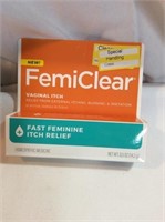 Femiclear  vaginal itchy fast feminine its relief