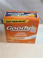 Goodies fast pain relief cool orange powder 24