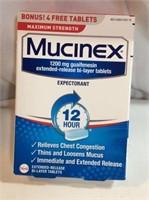 Mucinex 18 tablets