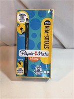 Paper mate stylus pen two and one medium point