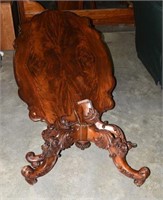 Lot #1504 - Highly carved Walnut and Burl