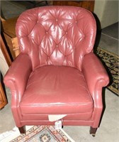 Lot #1523 - Classic Leather Inc maroon leather