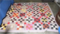 Lot #1533 - Vintage hand stitched patchwork