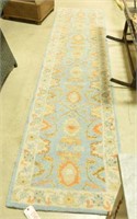 Lot #1545 - Machined floral runner (121” x 29”)