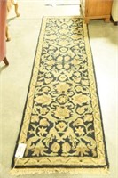 Lot #1546 - India Wool Pile floral runner 26”