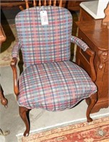 Lot #1591 - Pair of Provincial style plaid