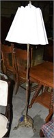 Lot #1592 - Vintage floor lamp with wrought iron