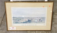 Lot #1601 - “A View of Wilmington, DE” framed