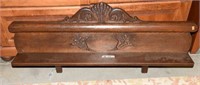 Lot #1631 - Carved Victorian Wall shelf 44”x 19”