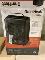 Utility Fan Heater Milkhouse Omni Light