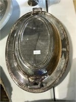 Covered Dish Silver Plate