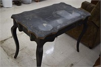 Decrotive Table w/ Drawer (smoke damage)