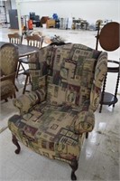 Wingback Chair (smoke damage)