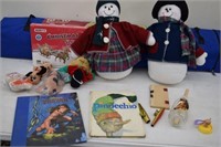 Childs Books / Plush / Snowman / woman