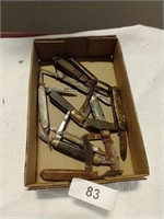 Assorted Pocket Knives - rusted