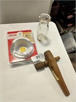 Small Milk Jar, Lever Hand Lock & Other