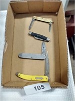 (4) Assorted Pocket Knives