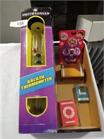 Galileo Thermometer, Playing Cards & Other