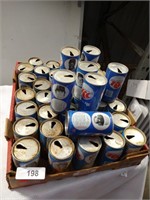 Assorted Empty Cans w/ Baseball Players