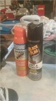 Two cans of ant killer spray