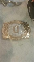 Large silver and gold belt buckle