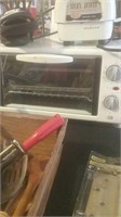 Clean white toaster oven