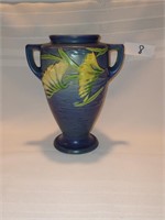 Roseville Blue Freesia Vase Pottery