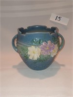 Roseville Blue Cosmos Jardiniere Pottery