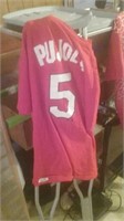 Pujols number 5 Cardinals T-shirt size large
