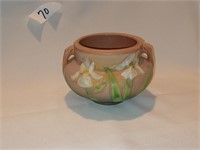 Roseville Coral Iris Jardiniere Pottery