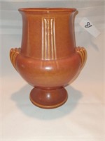 Roseville Salmon Rusco Vase Pottery