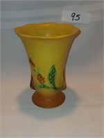 Roseville Yellow Bittersweet Vase Pottery