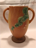 Roseville Brown Fuchsia Vase Pottery
