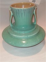 Roseville Green Orian Vase Pottery
