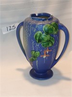 Roseville Blue Fuchsia Vase Pottery