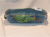 Roseville Blue Bushberry Bowl Pottery